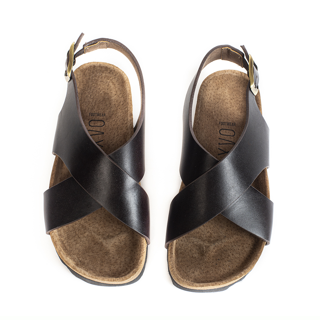 SANDALIAS GRIS/CAFE/HUESO