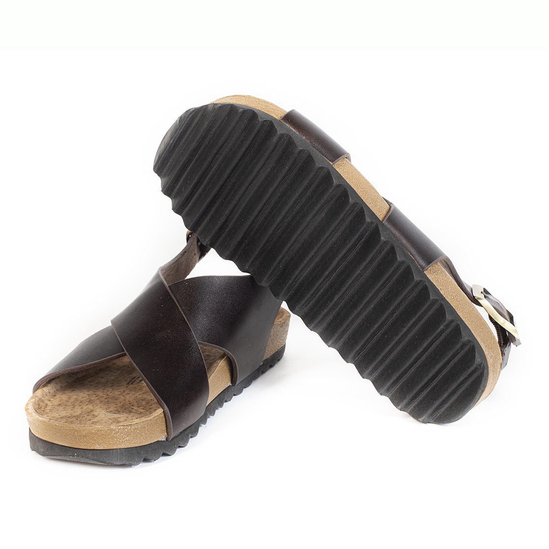 SANDALIAS GRIS/CAFE/HUESO main image 1